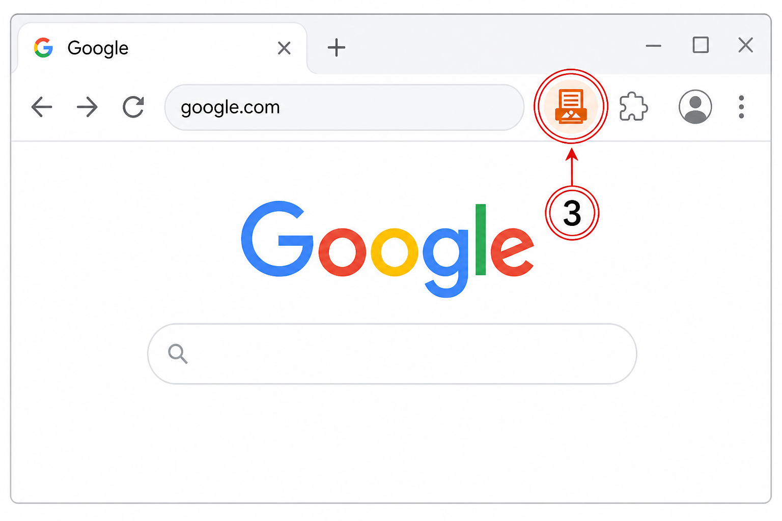 Chrome window with the pinned HTML to PNG icon highlighted on the toolbar (3)